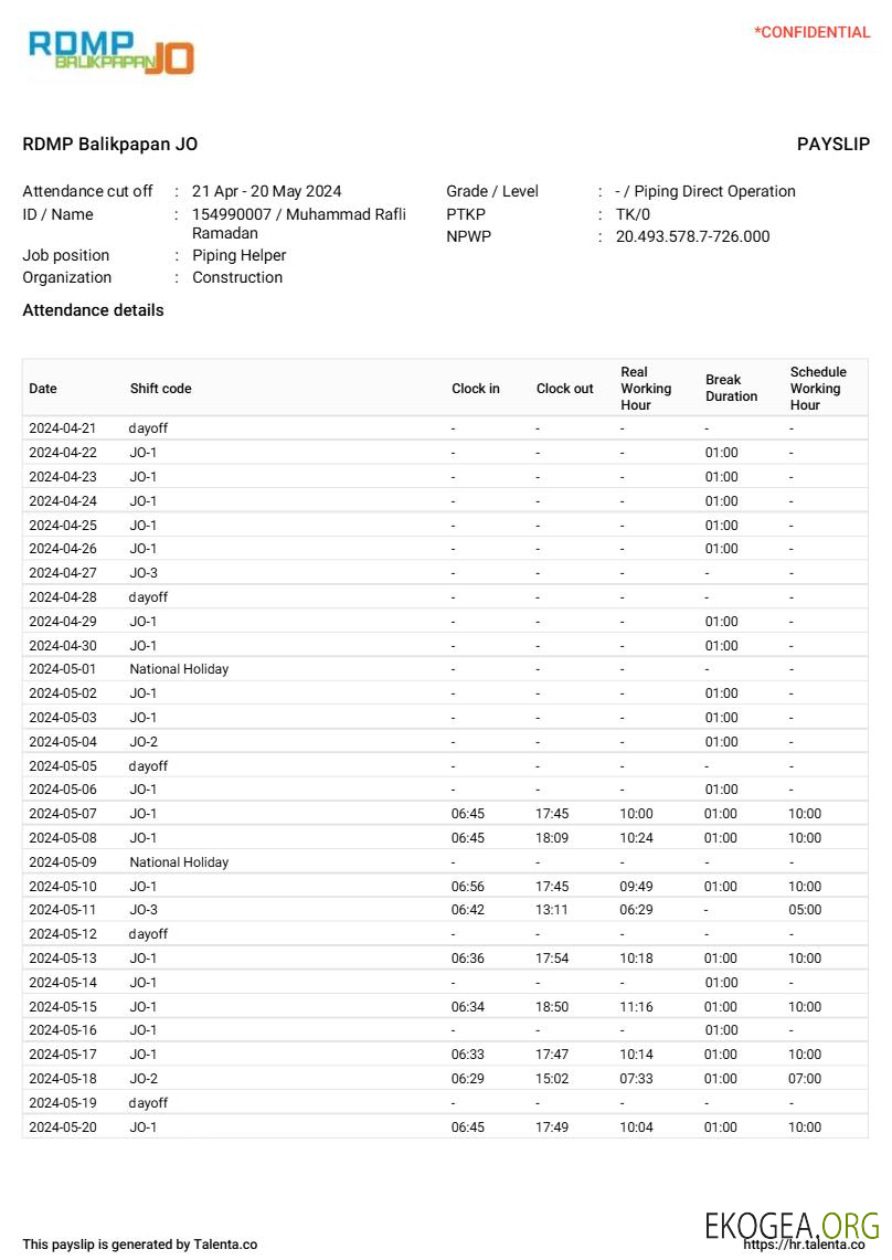 Modèle de fiche de paie de l'entreprise de construction RDMP Balikpapan JO aux formats Word et PDF.pdf, 2